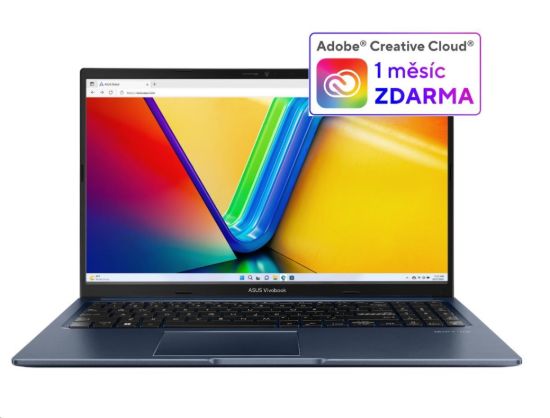 Obrázek ASUS NTB Vivobook 15 (X1502VA- BQ1261W), i5- 13420H, 15.6" FHD, 16GB, 512GB SSD, UHD, W11 Home, Quiet Blue