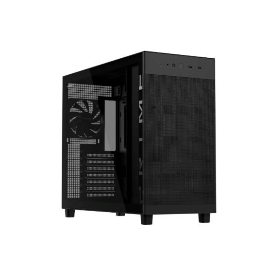 Obrázek ASUS case PRIME AP303 TG BLACK, ATX, průhledná bočnice,1x120mm, černá