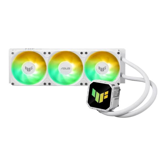 Obrázek ASUS vodní chladič CPU AIO TUF GAMING LC III 360 ARGB White, 3x120mm, LGA1851, AM5