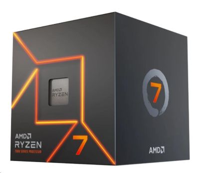 Obrázek CPU AMD RYZEN 7 7700, 8- core, 3.8GHz, 40MB cache, 65W, socket AM5, BOX