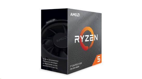 Obrázek CPU AMD RYZEN 5 3600, 6- core, 3.6 GHz (4.2 GHz Turbo), 35MB cache (3+32), 65W, socket AM4, Wraith Spire Cooler