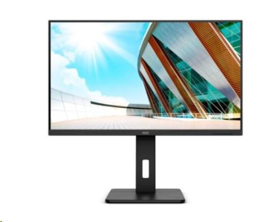 Obrázek AOC MT VA LCD WLED 31, 5" U32P2 - VA panel, 3840x2160, 2xHDMI, DP, USB 3.2, repro, pivot