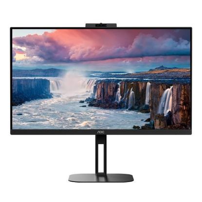 Obrázek AOC MT IPS LCD WLED 27" Q27V5CW/ BK - IPS panel, 2560x1440, HDMI, DP, USB- C, USB, pivot, repro, webcam