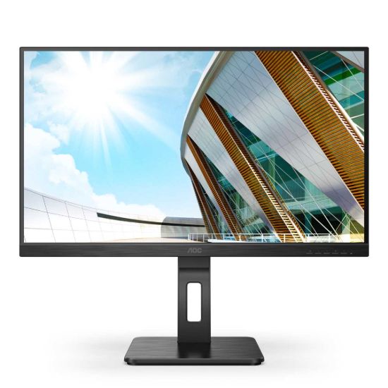 Obrázek AOC MT VA LCD WLED 23, 8" 24P2QM - VA panel, 1920x1080, D- Sub, HDMI, DP, USB, pivot, repro
