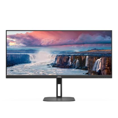 Obrázek AOC MT VA LCD WLED 34" U34V5C/ BK - VA panel, 3440x1440, HDMI, DP, USB, USB- C, nast vyska, repro