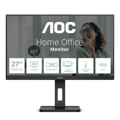 Obrázek AOC MT IPS LCD WLED 27" Q27P3CV - IPS panel, 2560x1440, 350cd, 2xHDMI, DP, USB- C, 4x USB 3.2, repro, pivot