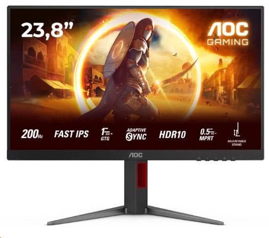 Obrázek AOC MT 23, 8" 24G4HA - 1920x1080, IPS, 200Hz, 2xHDMI, 1xDP, Repro, Pivot