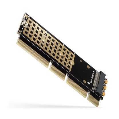 Obrázek AXAGON PCEM2- 1U, PCIe x16/ x8/ x4 - M.2 NVMe M- key slot adaptér, 1U