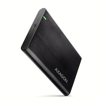 Obrázek AXAGON EE25- A6C, USB- C 3.2 Gen 1 - SATA 6G 2.5" kovový RAW box, bezšroubkový