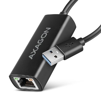 Obrázek AXAGON ADE- AR, USB- A 3.2 Gen 1 - Gigabit Ethernet síťová karta, Realtek 8153, auto instal