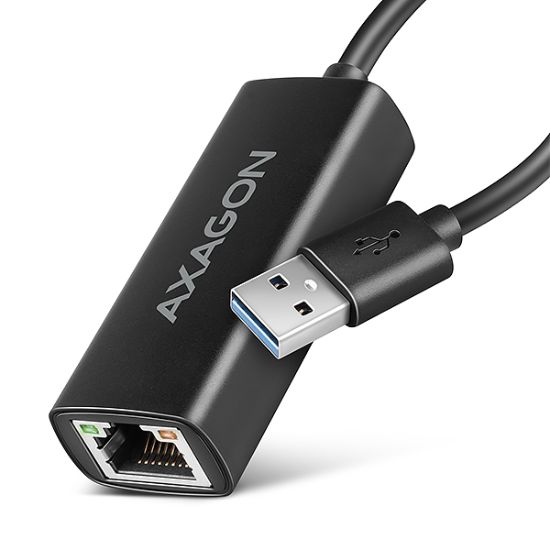 Obrázek AXAGON ADE- AR, USB- A 3.2 Gen 1 - Gigabit Ethernet síťová karta, Realtek 8153, auto instal
