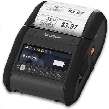 Obrázek BROTHER tiskárna účtenek RJ- 3150 ( termotisk, 80mm účtenka, USB bluetooth WIFI 32MB )