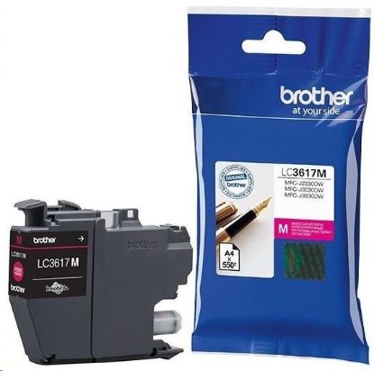 Obrázek BROTHER INK LC- 3617M purpurový, magenta - 550stran, J2330, J3530, J3930