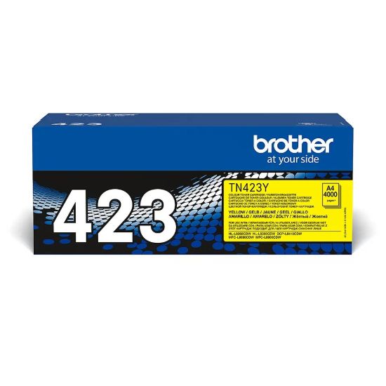 Obrázek BROTHER Toner TN- 423Y pro HL- L8260CDW/ HL- L8360CDW/ DCP- L8410CDW, 4.000 stran, Yellow
