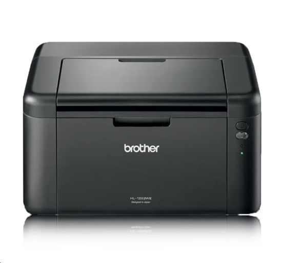 Obrázek BROTHER tiskárna laserová mono HL- 1222WE - A4, 20ppm, 2400x600, 32MB, GDI, USB 2.0, WIFI, 150l, startovací toner 1500str