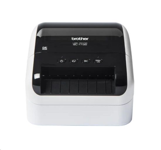 Obrázek BROTHER tiskárna štítků QL- 1110 - 101, 6mm, termotisk, USB, WIFI, BT, LAN, Profesionální Tiskárna Štítků