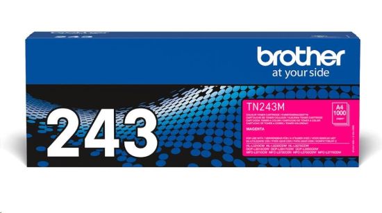 Obrázek BROTHER Toner TN- 243M - PRO HLL3210 HLL3270 DCPL3510 DCPL3550 MFCL3730 MFCL3770 - cca 1000stran