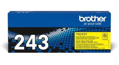 Obrázek BROTHER Toner TN- 243Y - PRO HLL3210 HLL3270 DCPL3510 DCPL3550 MFCL3730 MFCL3770 - cca 1000stran