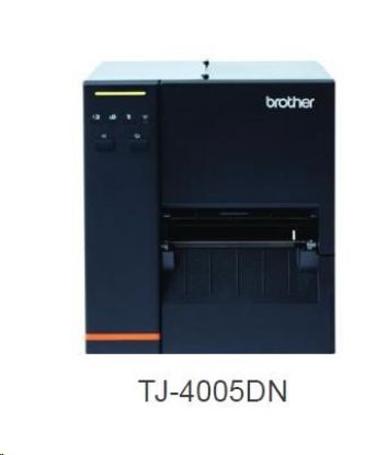 Obrázek BROTHER tiskárna štítků TJ- 4005DN (tisk štítků, 203 dpi, max šířka štítků 107 mm) USB, LAN, RS- 232C, LED indikace