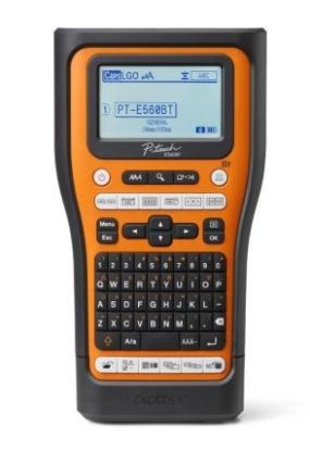 Obrázek BROTHER tiskárna štítků PT- E560BTVP - 12, 24mm, pásky, mobilní, s pouzdrem, Tiskárna Štítků pro průmysl a elekt
