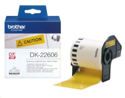 Obrázek BROTHER DK- 22606 žlutá filmová role 62mm x 15, 24m