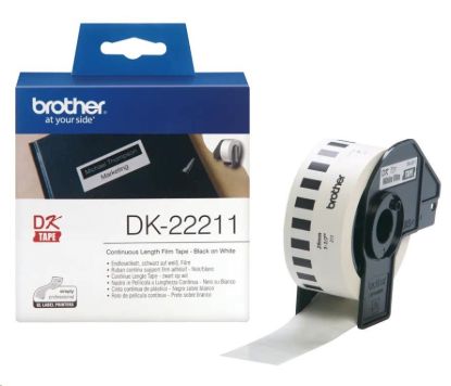 Obrázek BROTHER DK- 22211 bílá filmová role 29mm x 15, 24m