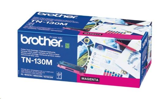 Obrázek BROTHER Toner TN- 130M purpurový pro HL- 4040CN/ 4050DN/ 4070CW, DCP- 9040C - cca 1500stran