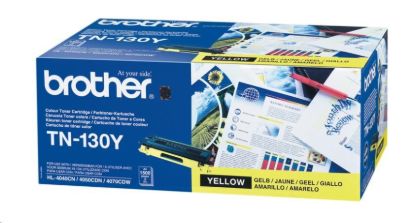 Obrázek BROTHER Toner TN- 130Y žlutý pro HL- 4040CN/ 4050DN/ 4070CW, DCP- 9040CN - cca 1500stran