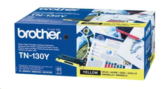 Obrázek BROTHER Toner TN- 130Y žlutý pro HL- 4040CN/ 4050DN/ 4070CW, DCP- 9040CN - cca 1500stran