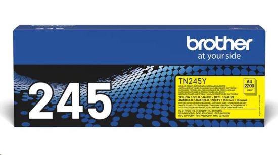 Obrázek BROTHER Toner TN- 245 žlutý 2200 stran