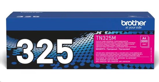 Obrázek BROTHER Toner TN- 325M purpurová pro HL- 4150CDN/ HL4570CDW - cca 3500stran