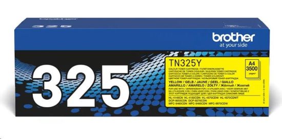 Obrázek BROTHER Toner TN- 325Y žlutá pro HL- 4150CDN/ HL4570CDW - cca 3500stran