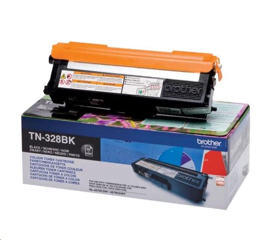 Obrázek BROTHER Toner TN- 328BK černá pro HL4570CDW
