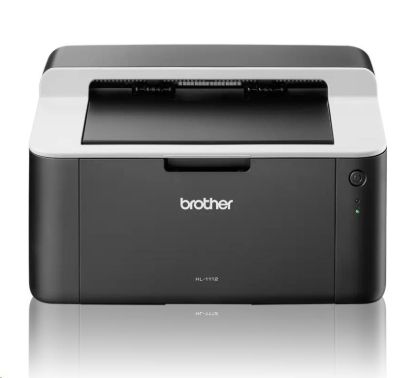 Obrázek BROTHER tiskárna laserová mono HL- 1112E - A4, 20ppm, 600x600, 1MB, GDI, USB 2.0, černá