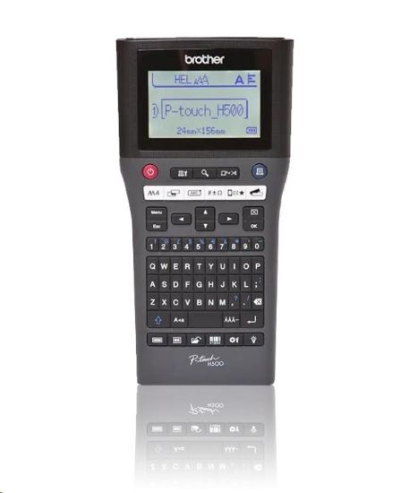 Obrázek BROTHER tiskárna štítků PT- H500 - 24mm, pásky TZe, mobilní, Profesionální PC Tiskárna Štítků - popisovač