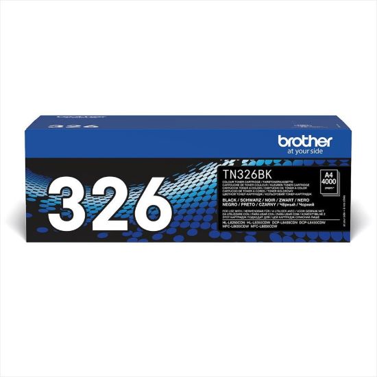 Obrázek BROTHER Toner TN- 326BK Laser Supplies - 4000stran - pro DCP- L8450CDW