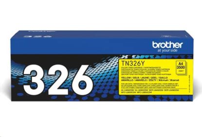 Obrázek BROTHER Toner TN- 326Y Laser Supplies - 3500stran - pro DCP- L8450CDW