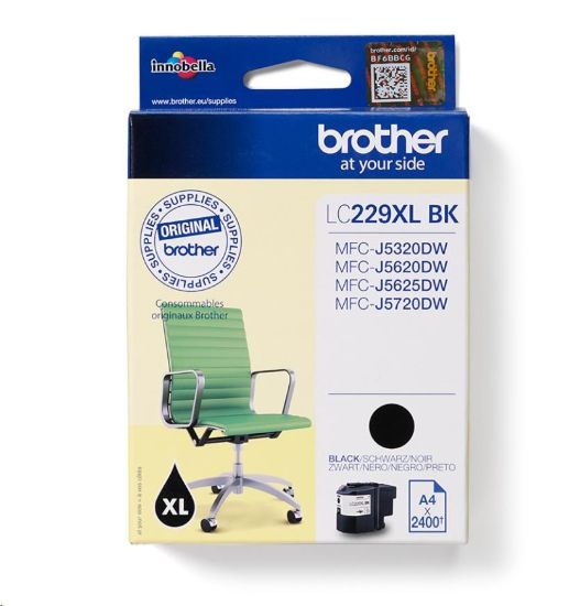 Obrázek BROTHER INK LC- 229XLBK Inkjet Supplies
