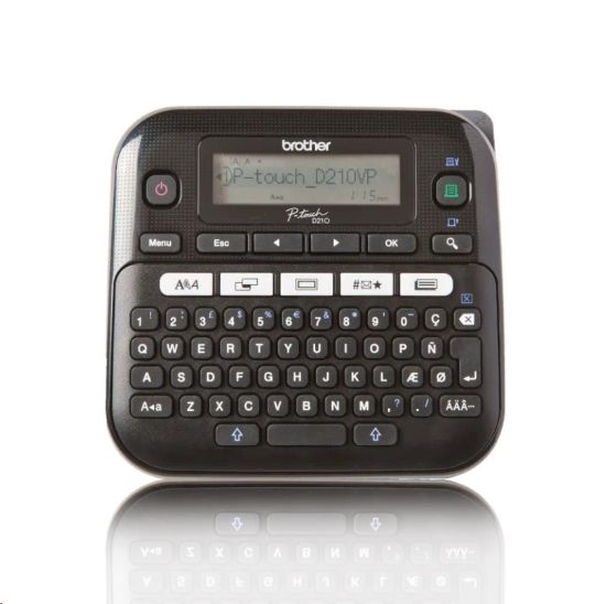 Obrázek BROTHER tiskárna štítků PT- D210VP - 12mm, pásky TZe v kufříku - popisovač