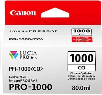 Obrázek Canon CARTRIDGE PFI- 1000CO bezbarvá pro ImagePROGRAF PRO- 1000 (680 str.)