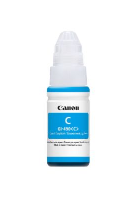 Obrázek Canon Cartridge GI- 490 azurová proPIXMA G1400, G1410, G2400, G2410, G3400, G3410, G4400, G4410 (7 000 str.)