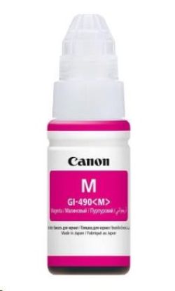 Obrázek Canon Cartridge GI- 490 purpurová proPIXMA G1400, G1410, G2400, G2410, G3400, G3410, G4400, G4410 (7 000 str.)
