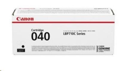 Obrázek Canon TONER CRG- 040BK černý pro i- SENSYS LBP710Cx, LBP712Cx, LBP7780Cx (6300 str.)