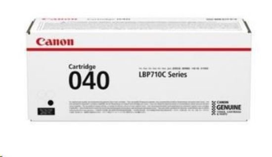 Obrázek Canon TONER CRG- 040BK černý pro i- SENSYS LBP710Cx, LBP712Cx, LBP7780Cx (6300 str.)