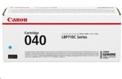 Obrázek Canon TONER CRG- 040HC azurová pro i- SENSYS LBP712Cx, LBP710Cx, imageCLASS LBP712Cdn (10000 str.)