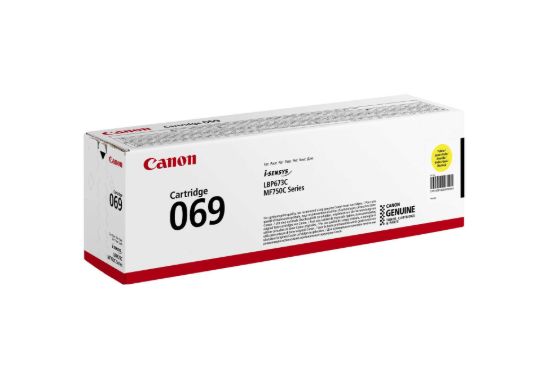 Obrázek Canon TONER CRG 069Y žlutý pro LBP673Cdw, MF752Cdw a MF754Cdw (1 900 str.)