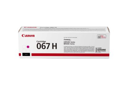Obrázek Canon TONER 067H purpurová pro i- SENSYS LBP631Cw, LBP633Cdw, MF651Cw, MF655Cdw, MF657Cdw (2350 str.)