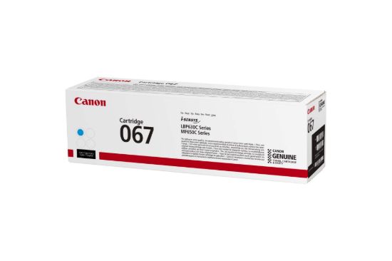 Obrázek Canon TONER 067 azurová pro i- SENSYS LBP631Cw, LBP633Cdwa, MF651Cw, MF655Cdw, MF657Cdw (1250 str.)