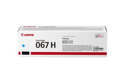 Obrázek Canon TONER 067H azurová i- SENSYS LBP631Cw, LBP633Cdw, MF651Cw, MF655Cdw, MF657Cdw (2350 str.)