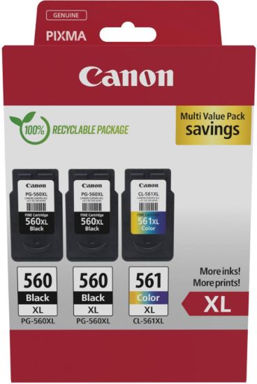Obrázek Canon CARTRIDGE PG- 560XLx2/ CL- 561XL MULTI pro PIXMA TS535x, TS535xa, TS745x, TS745xi